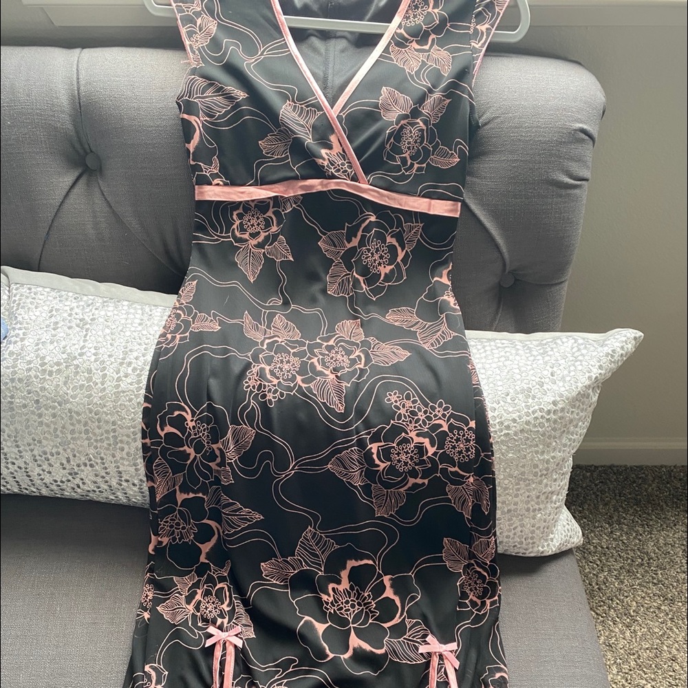 Well used dress black and pink